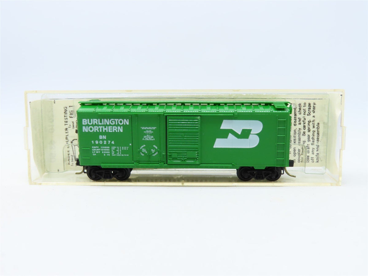 N Scale Kadee Micro-Trains MTL #22010 BN Burlington Northern 40&#39; Box Car #190274