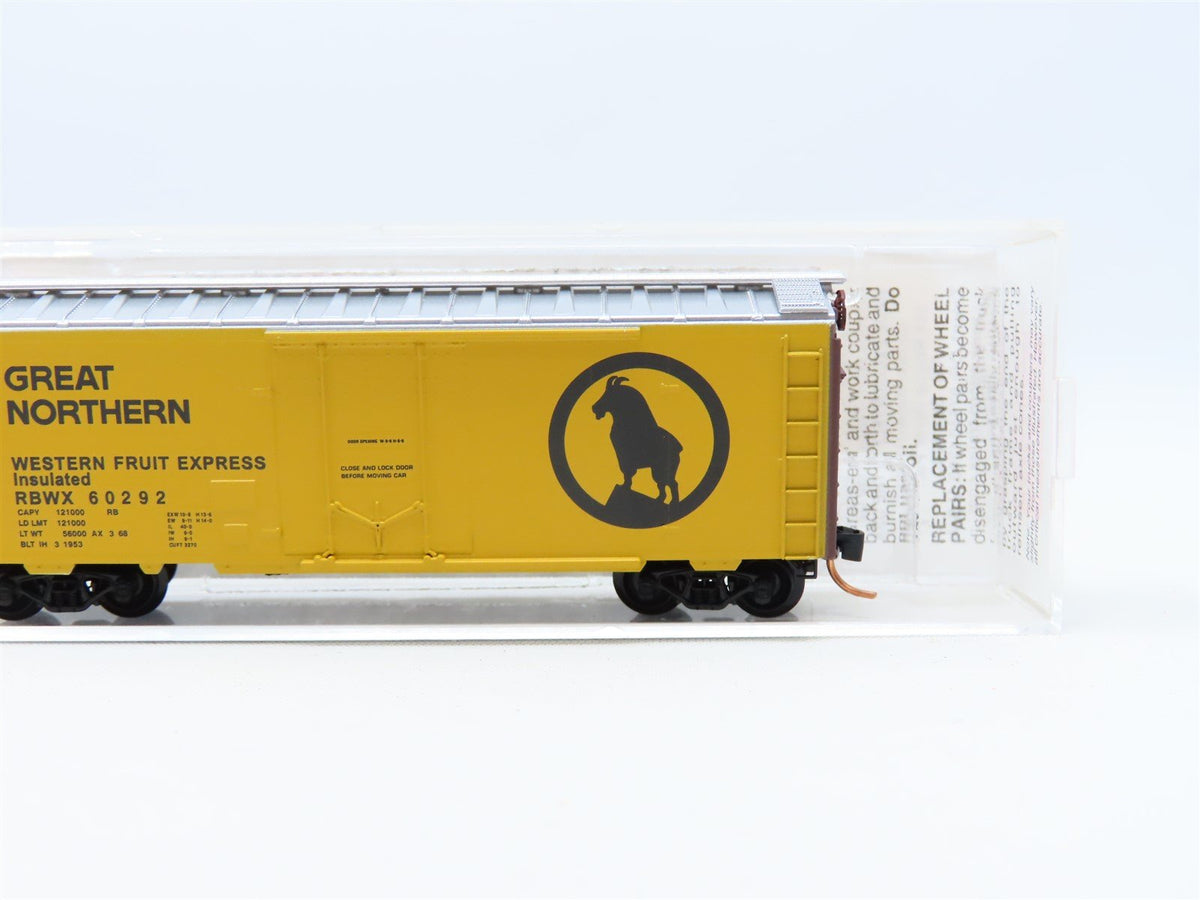 N Scale Micro-Trains MTL #21460 RBWX GN Western Fruit Express 40&#39; Box Car #60292