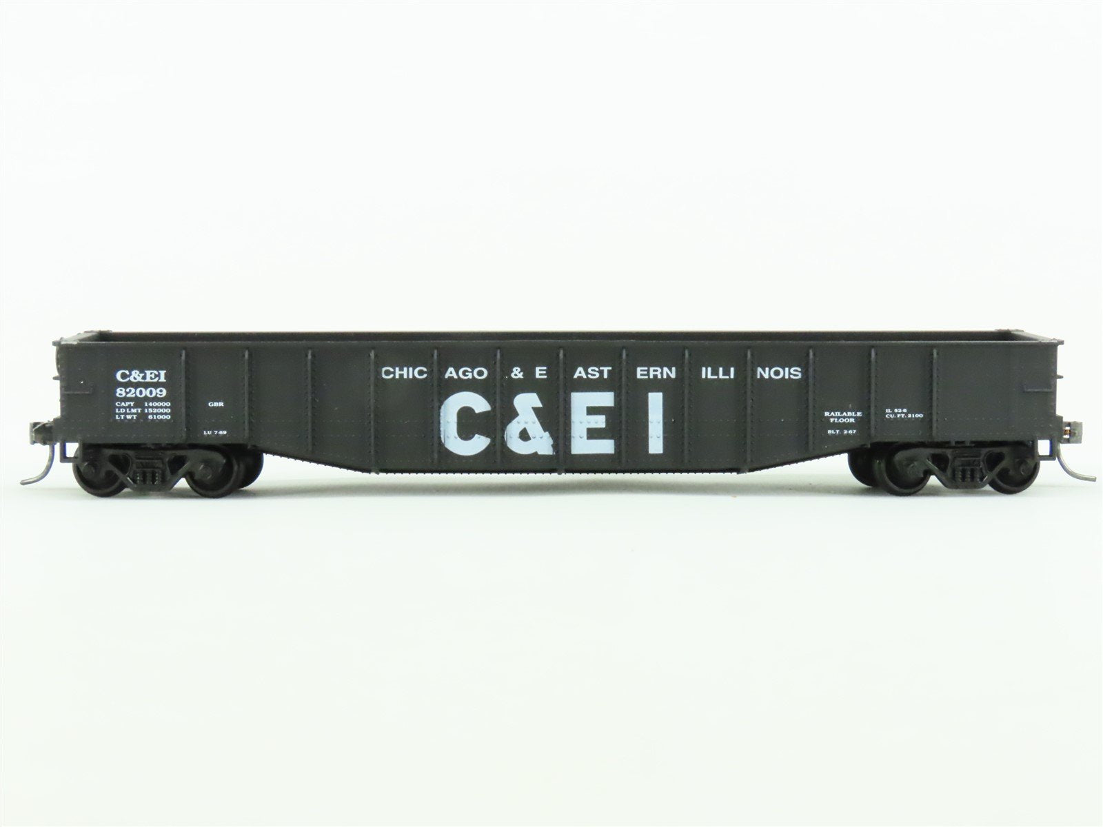 HO Athearn C&EI Chicago & Eastern Illinois 50' Gondola #82009 w/Pro Custom Load