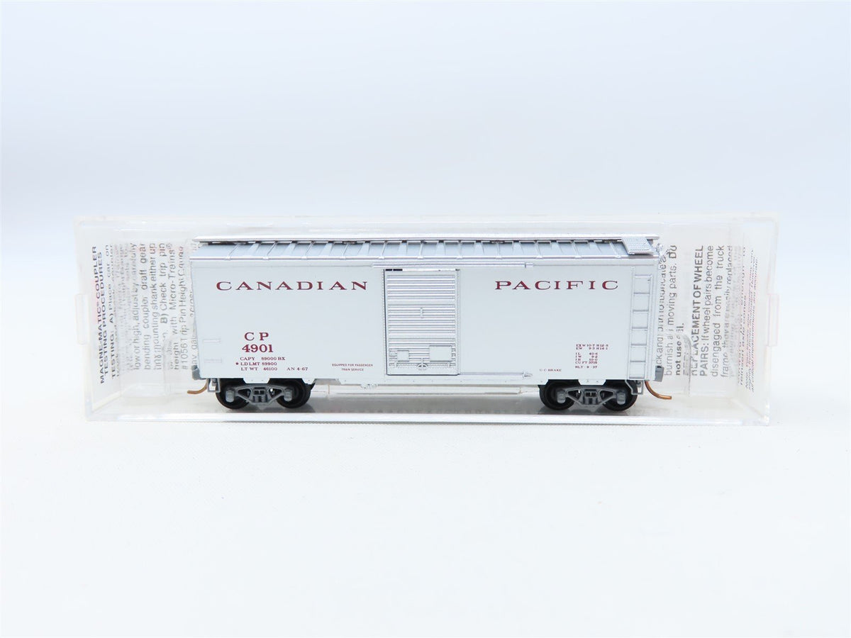 N Scale Micro-Trains MTL 20546 CP Canadian Pacific 40&#39; Single Door Box Car #4901