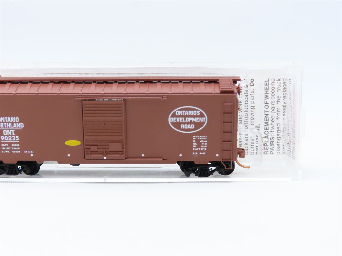 N Scale Micro-Trains MTL #02000376 ONT Ontario &amp; Northland 40&#39; Box Car #90235