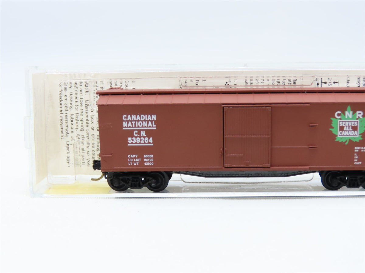 N Scale Kadee Micro-Trains MTL #39040 CN Canadian National 40&#39; Box Car #539264