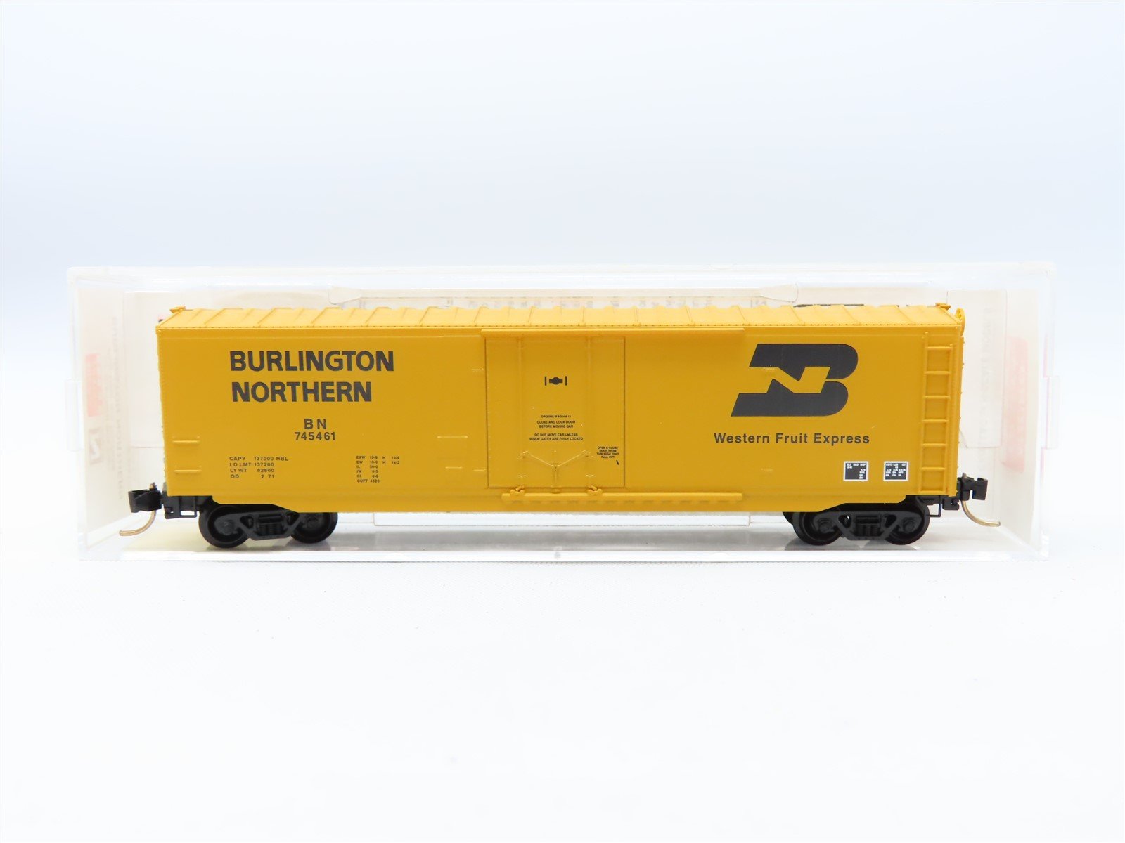 N Scale Micro-Trains MTL #38160 BN Burlington Northern 50' Box Car #745461