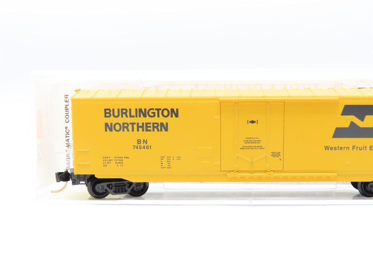 N Scale Micro-Trains MTL #38160 BN Burlington Northern 50&#39; Box Car #745461