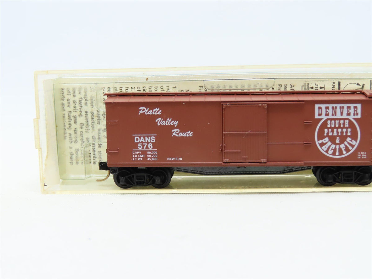 N Kadee Micro-Trains MTL Special Run DANS Platte Valley Route 40&#39; Box Car #576