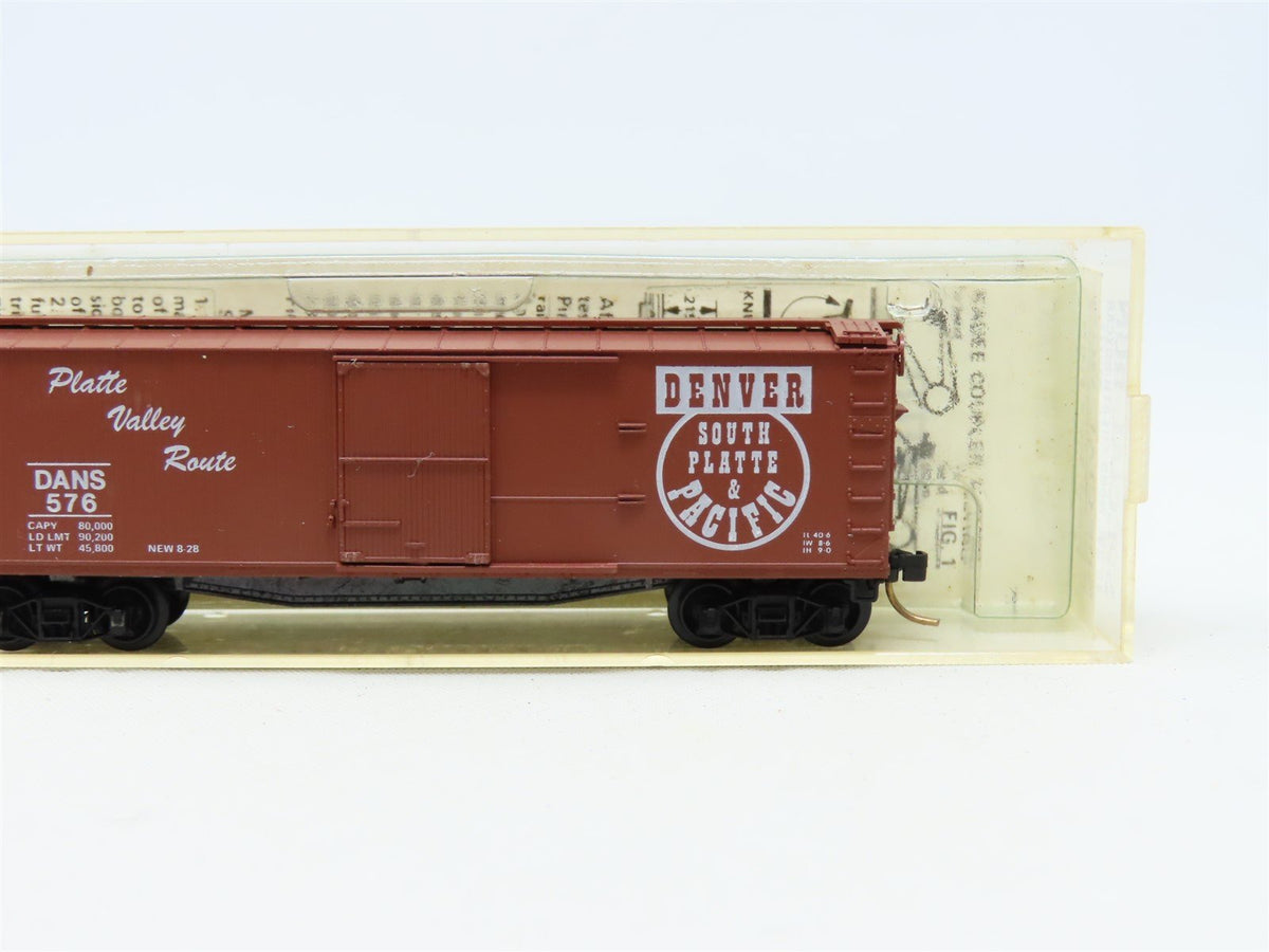 N Kadee Micro-Trains MTL Special Run DANS Platte Valley Route 40&#39; Box Car #576