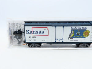 N Scale Micro-Trains MTL #02100396 KS Kansas State Car 40' Box Car #1861