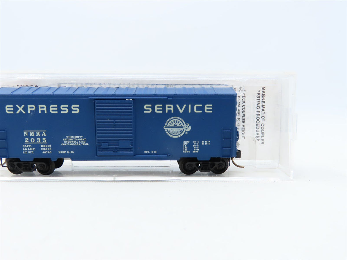 N Scale Micro-Trains MTL Special Run NMRA Express Service 40&#39; Box Car #2035