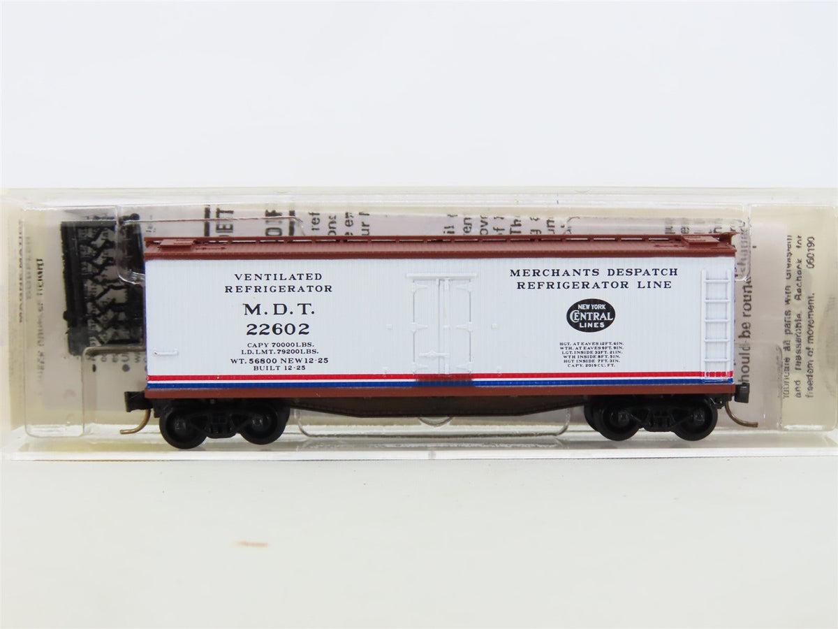 N Scale Micro-Trains MTL 49140 NYC MDT Merchants Despatch 40&#39; Wood Reefer #22602