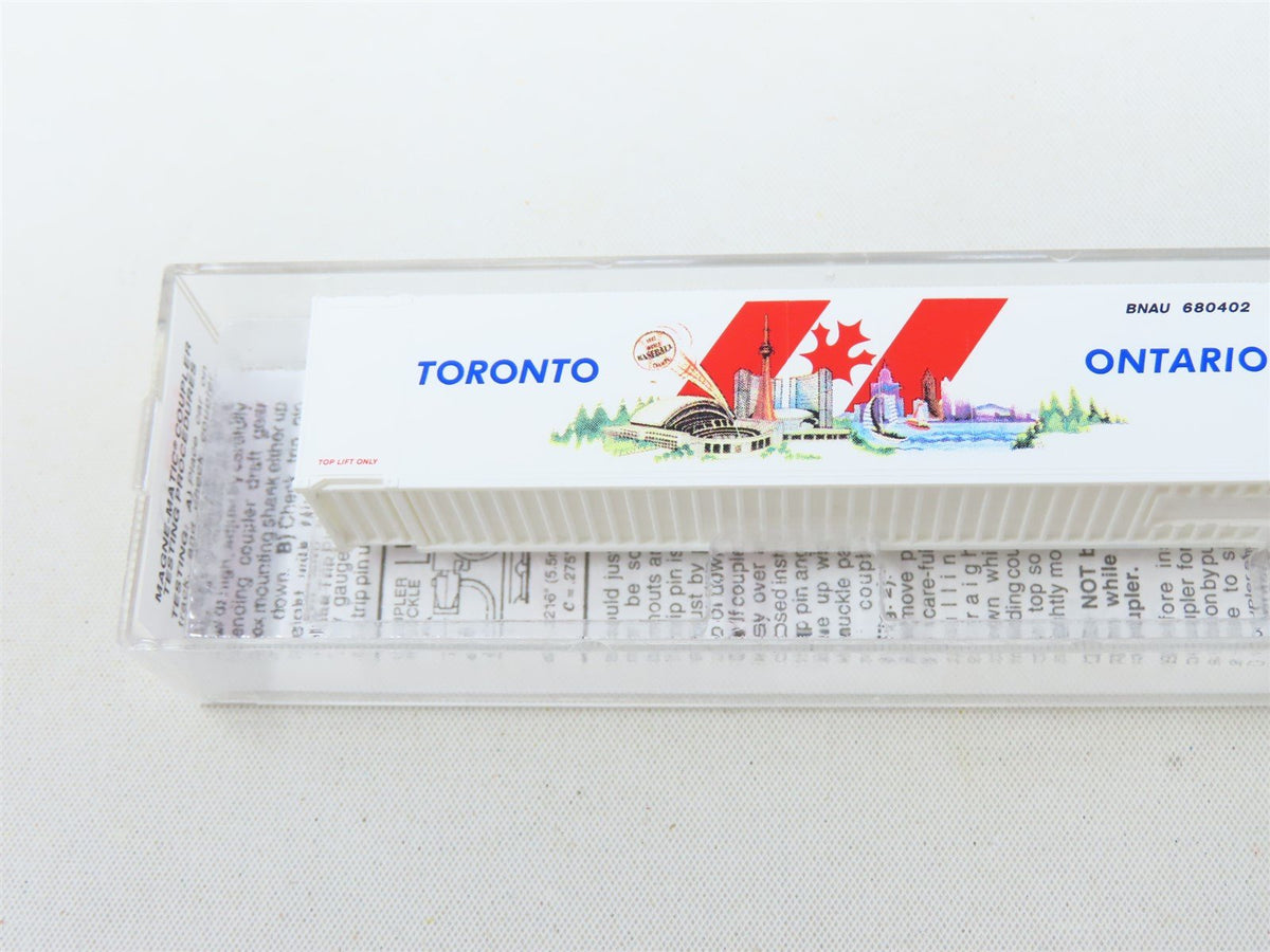 N Scale Micro-Trains MTL #08100740 BNAU 48&#39; Container -Toronto &amp; Ontario #680402