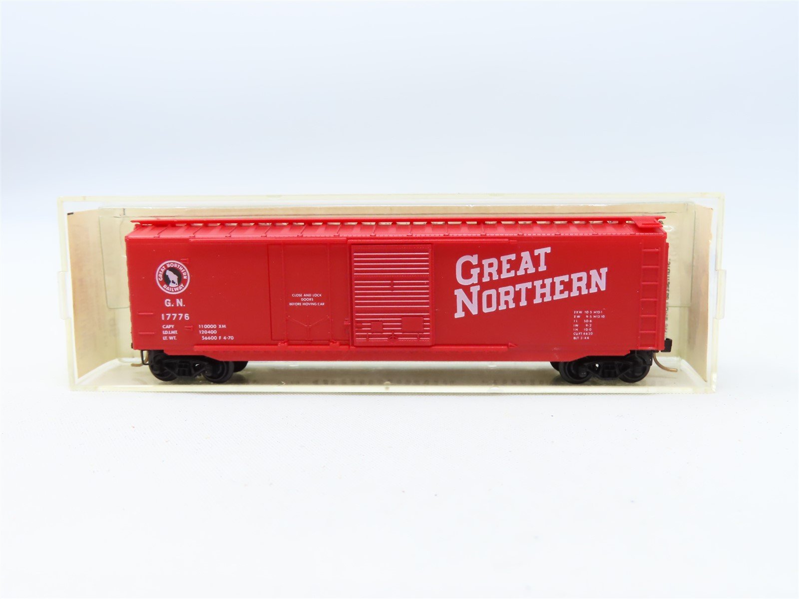 N Scale Kadee Micro-Trains MTL #33010 GN Great Northern 50' Box Car #17776