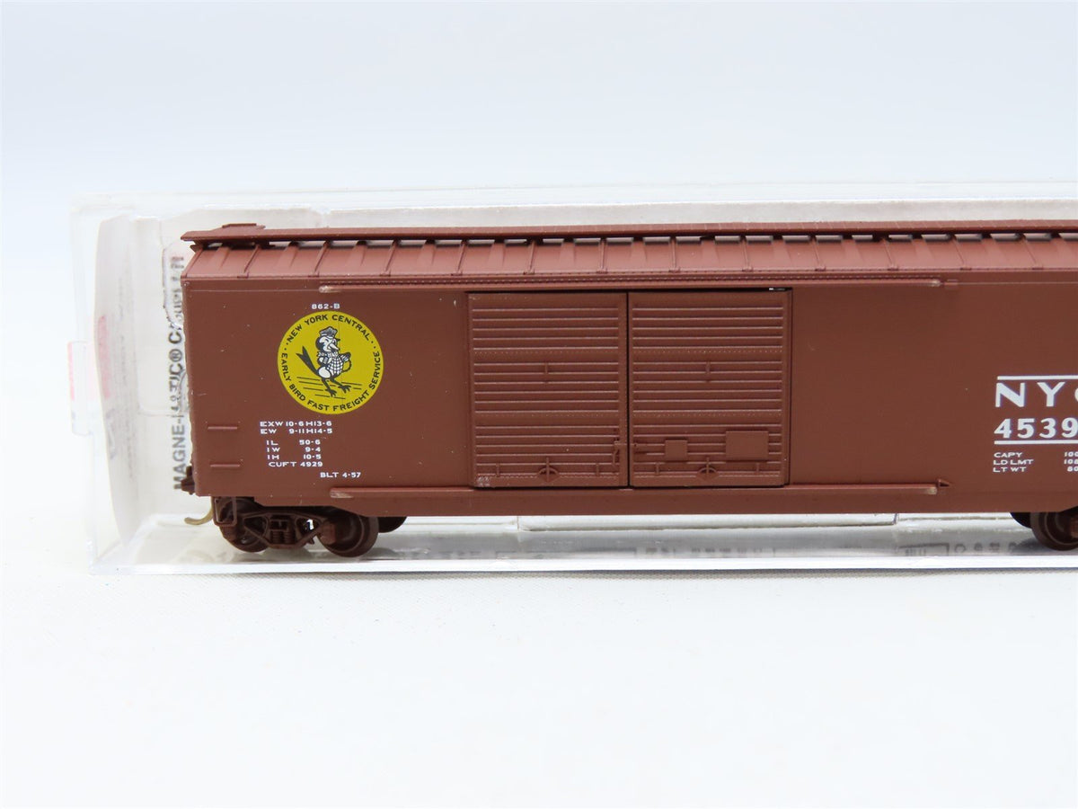 N Scale Micro-Trains MTL #34220 NYC &quot;Early Bird Fast Freight&quot; 50&#39; Box Car #45390