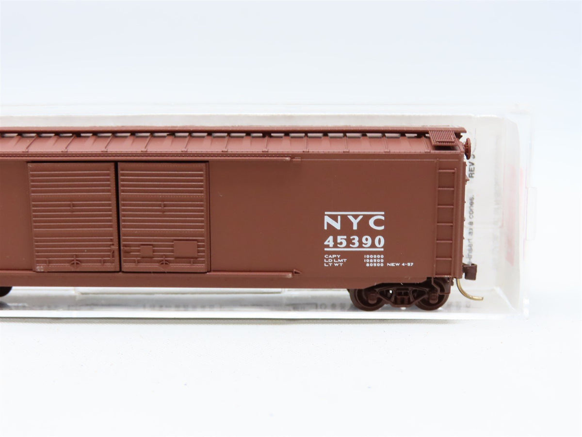 N Scale Micro-Trains MTL #34220 NYC &quot;Early Bird Fast Freight&quot; 50&#39; Box Car #45390