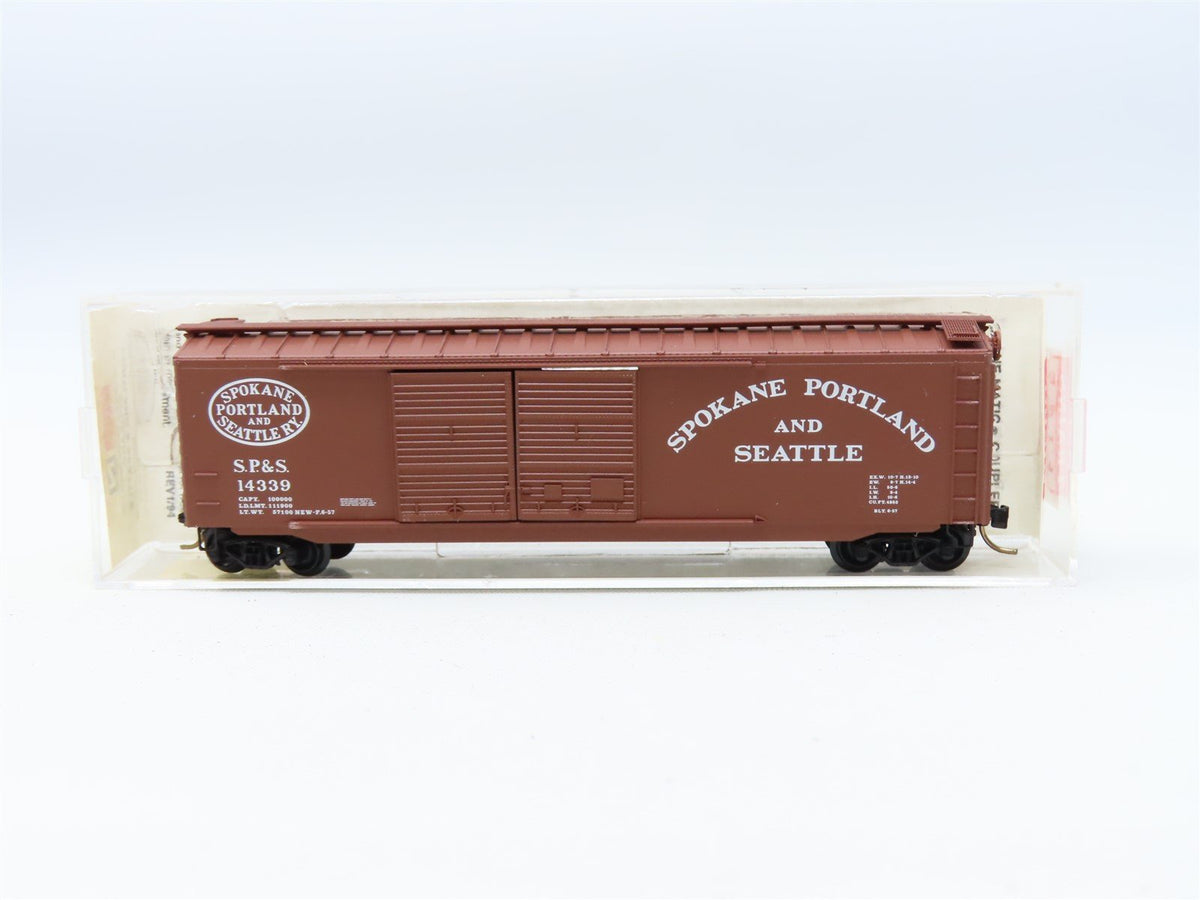 N Micro-Trains MTL #34210 SP&amp;S Spokane Portland &amp; Seattle 50&#39; Box Car #14339