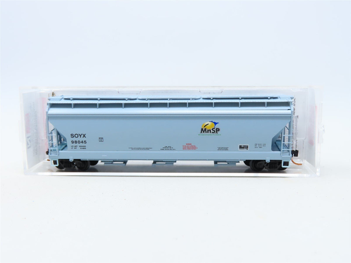 N Scale Micro-Trains MTL #09400300 SOYX MnSP 3-Bay Covered Hopper #98045