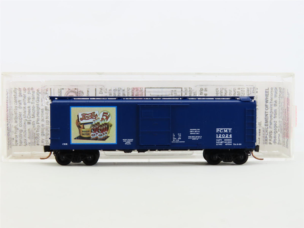 N Scale Micro-Trains MTL 120220 PCMT Pepsi-Cola 40&#39; USRA Steel Box Car #12024