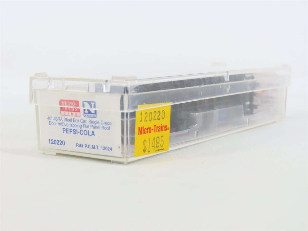 N Scale Micro-Trains MTL 120220 PCMT Pepsi-Cola 40&#39; USRA Steel Box Car #12024