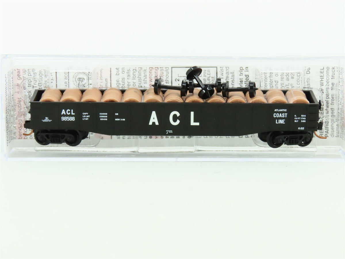 N Micro-Trains MTL #10500560 ACL Atlantic Coast Line 50&#39; Gondola w/ Coil Load