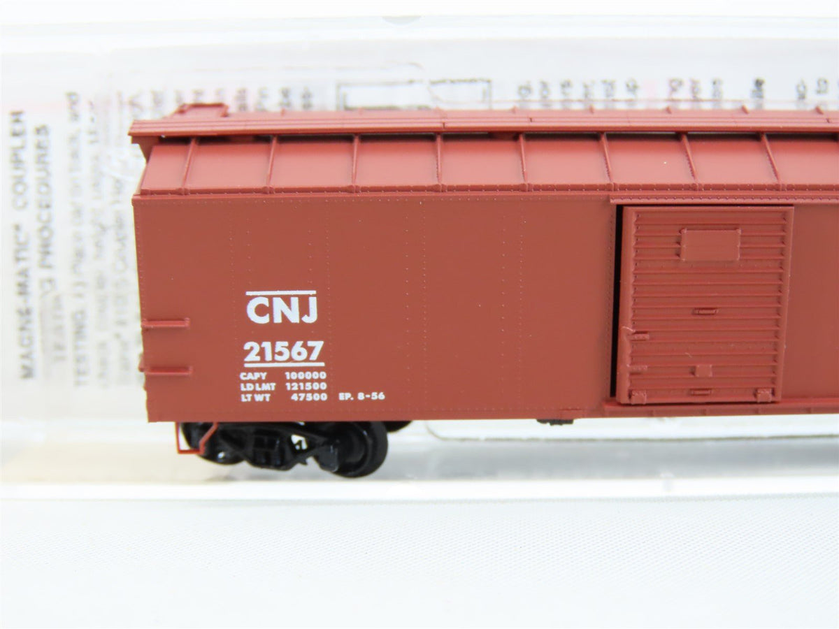 N Scale Micro-Trains MTL 120020 CNJ Jersey Central 40&#39; USRA Steel Box Car #21567