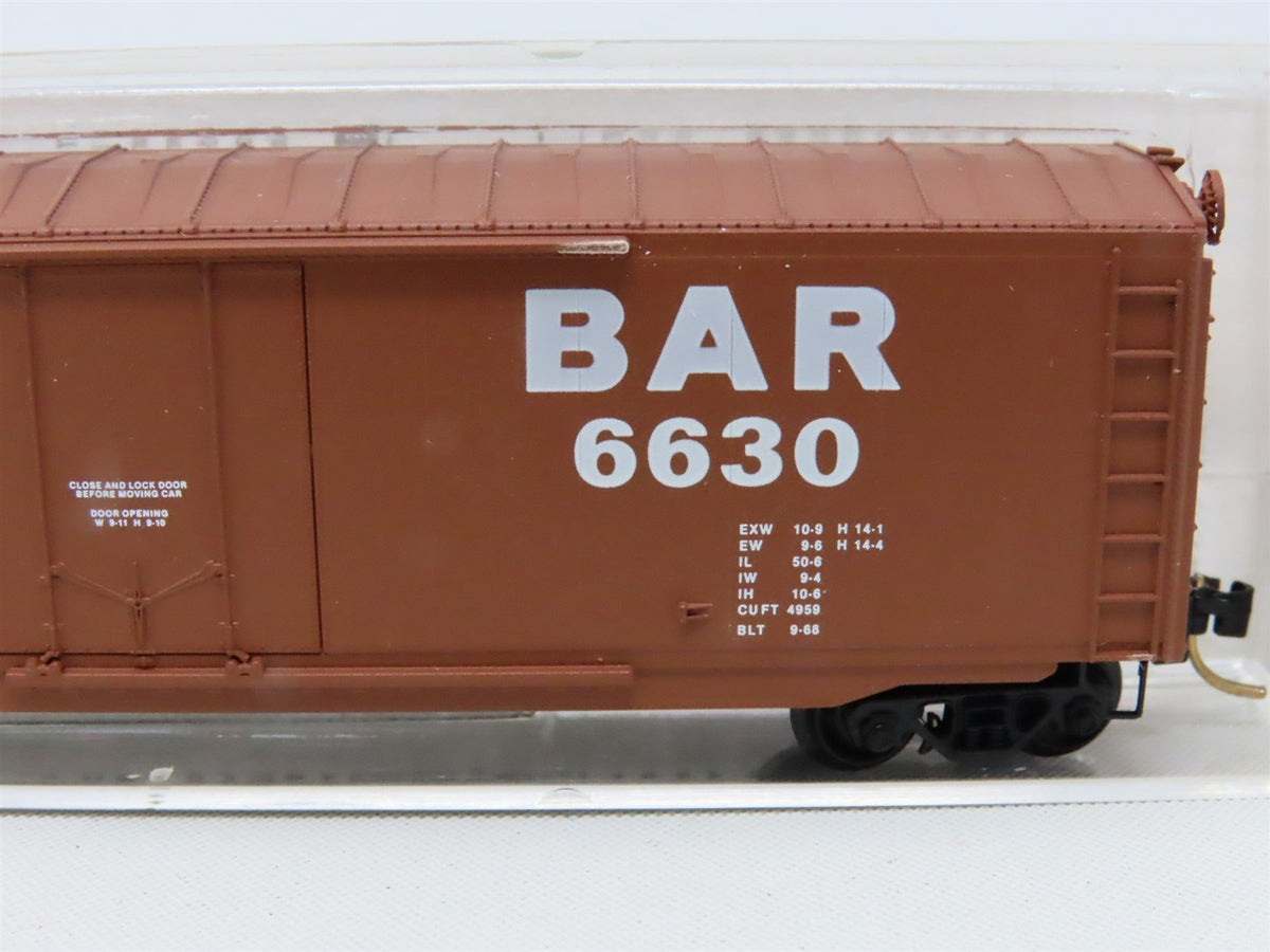 N Micro-Trains MTL #38140 BAR Bangor &amp; Aroostook 50&#39; Plug Door Box Car #6630