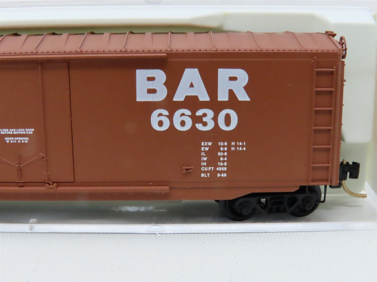 N Micro-Trains MTL #38140 BAR Bangor &amp; Aroostook 50&#39; Plug Door Box Car #6630