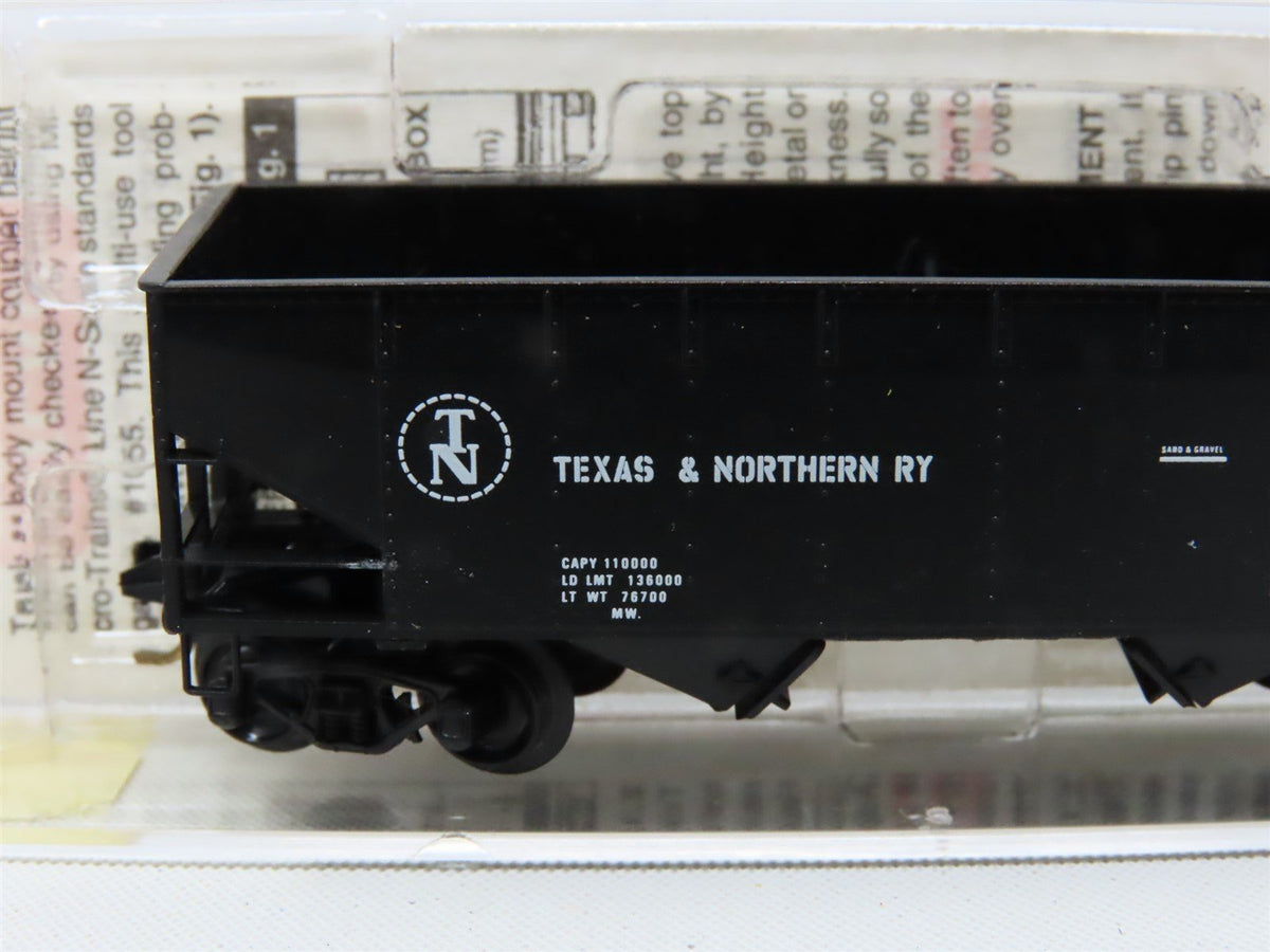 N Scale Micro-Trains MTL Kadee 55350 T&amp;N Texas &amp; Northern 2-Bay Hopper #108751