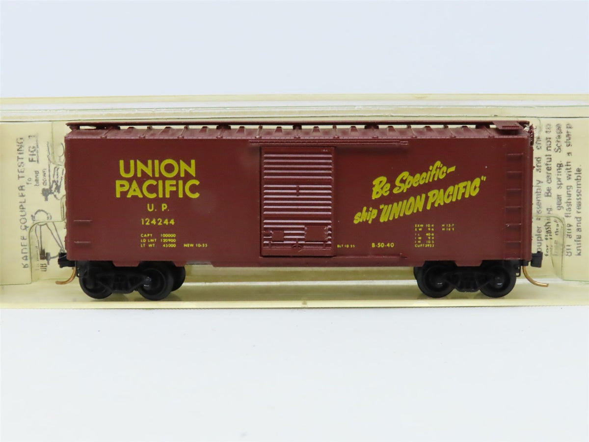 N Kadee Micro-Trains MTL #20070 ATSF Santa Fe &quot;Be Specific&quot; 40&#39; Box Car #124244