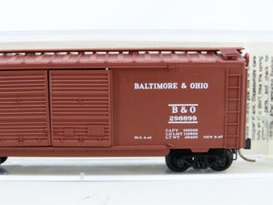 N Scale Micro-Trains MTL #23040 B&O Baltimore & Ohio 40' Box Car #298899
