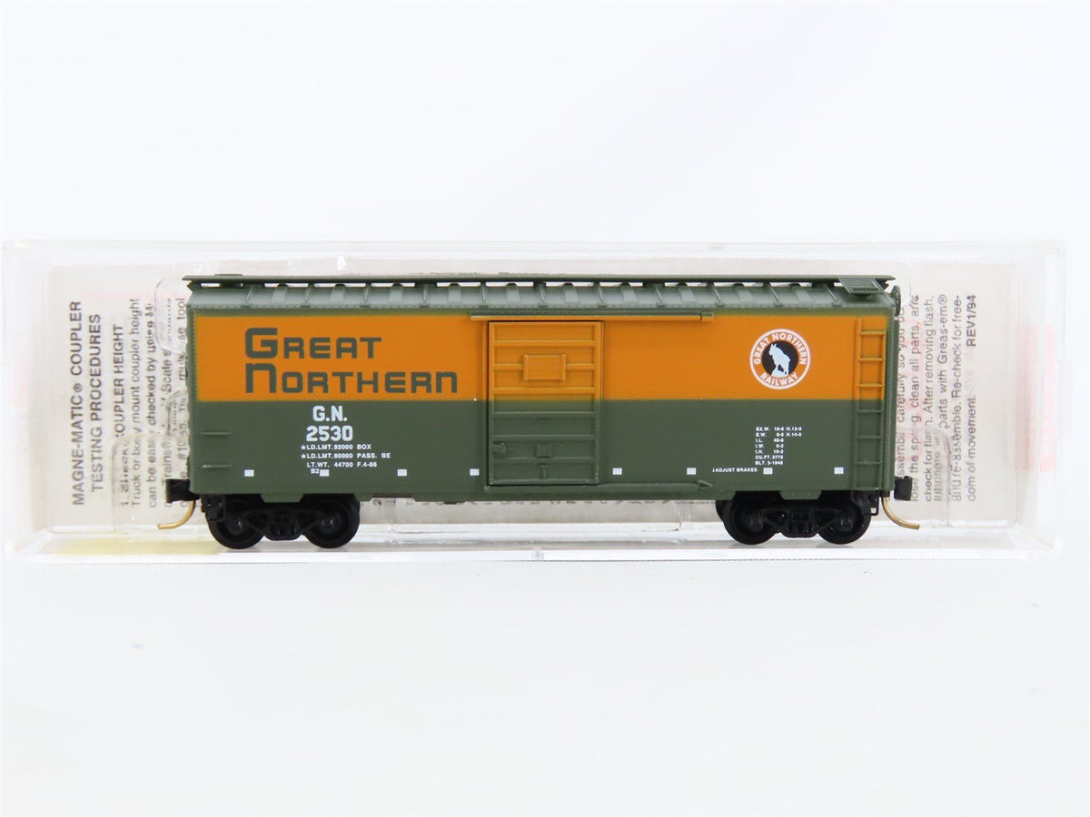 N Scale Micro-Trains MTL #20226 GN Great Northern 40&#39; Single Door Box Car #2530