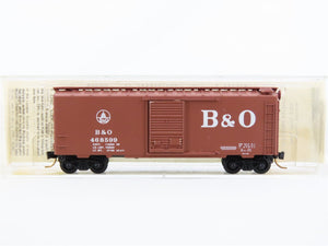 N Scale Kadee Micro-Trains MTL #20312 B&O Baltimore & Ohio 40' Box Car #468599