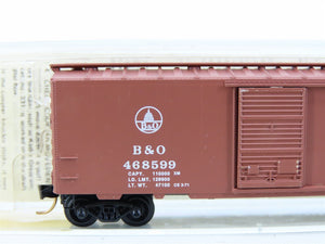 N Scale Kadee Micro-Trains MTL #20312 B&O Baltimore & Ohio 40' Box Car #468599