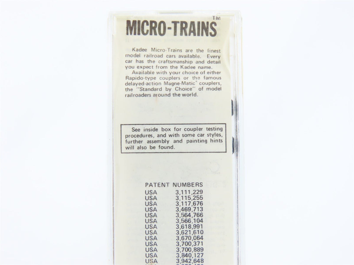 N Scale Kadee Micro-Trains MTL #20312 B&amp;O Baltimore &amp; Ohio 40&#39; Box Car #468599