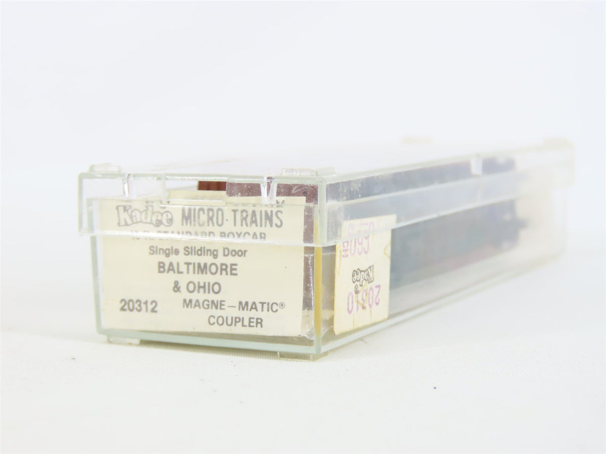 N Scale Kadee Micro-Trains MTL #20312 B&amp;O Baltimore &amp; Ohio 40&#39; Box Car #468599