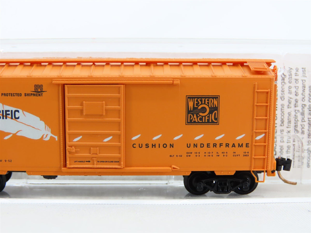 N Scale Micro-Trains MTL #20506 WP Western Pacific &quot;Feather&quot; 40&#39; Box Car #1952