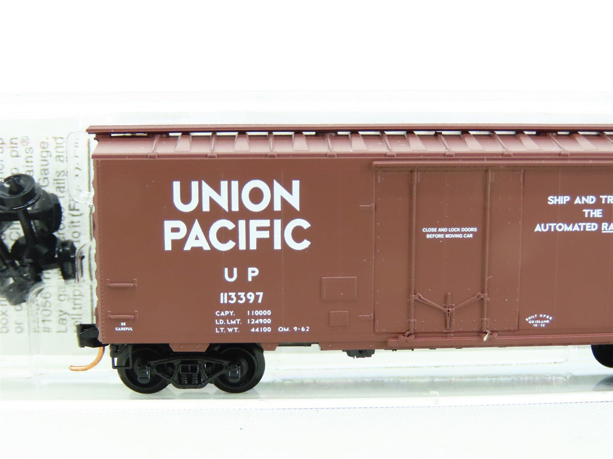 N Scale Micro-Trains MTL #21140 UP Union Pacific 40&#39; Plug Door Box Car #113397