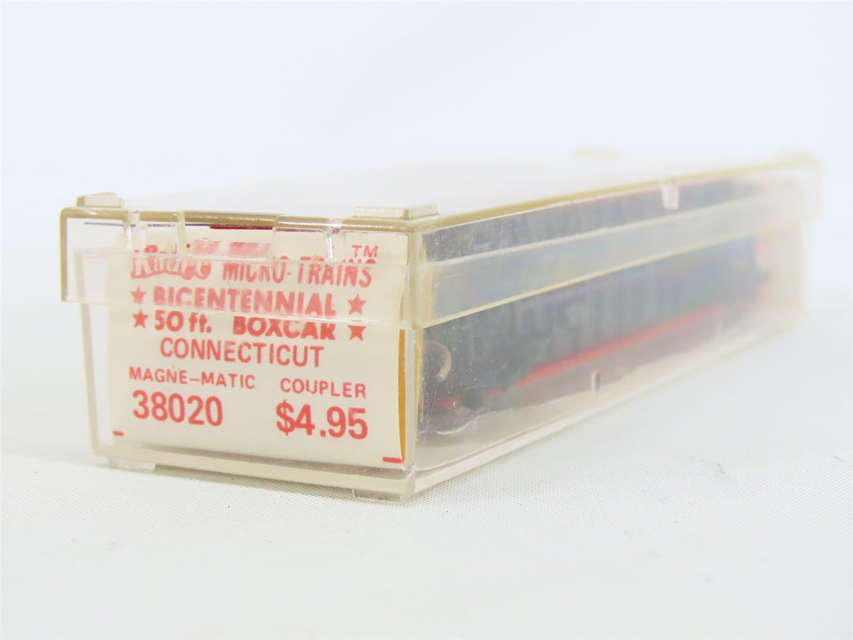 N Kadee Micro-Trains MTL #38020 NH Connecticut Bicentennal Box Car - Red Label