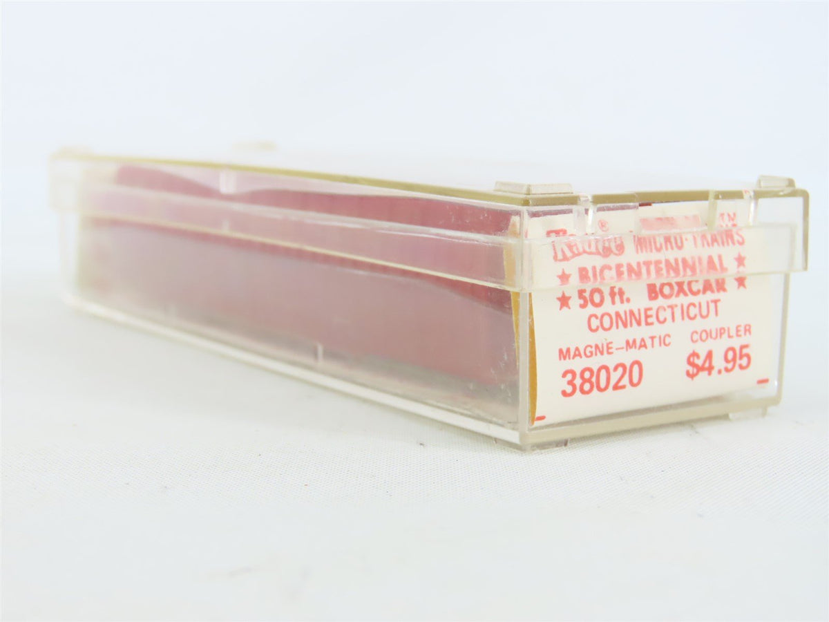 N Kadee Micro-Trains MTL #38020 NH Connecticut Bicentennal Box Car - Red Label