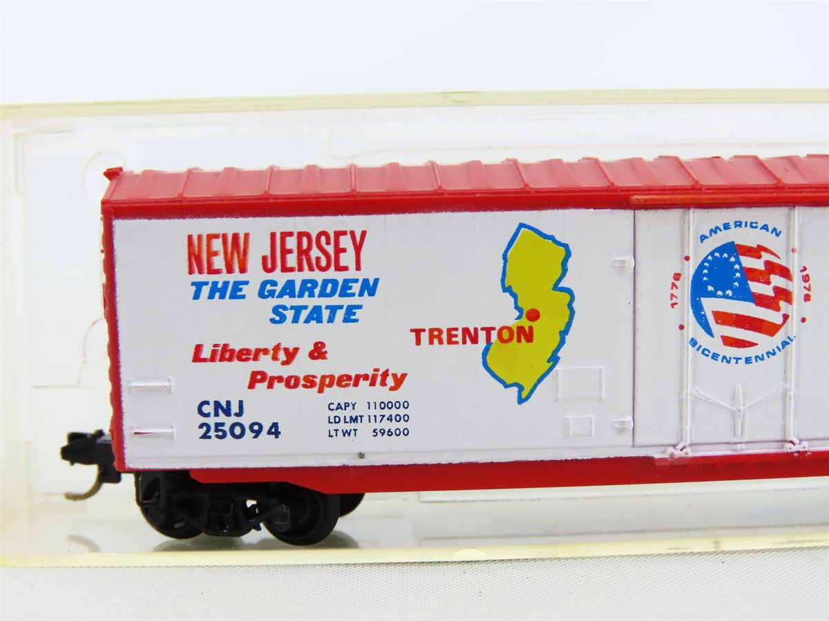 N Scale Kadee Micro-Trains MTL CNJ New Jersey Bicentennial 50&#39; Box Car #25094