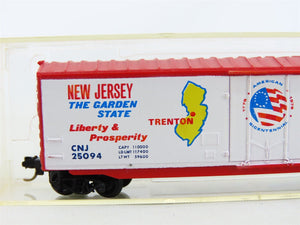N Scale Kadee Micro-Trains MTL CNJ New Jersey Bicentennial 50' Box Car #25094