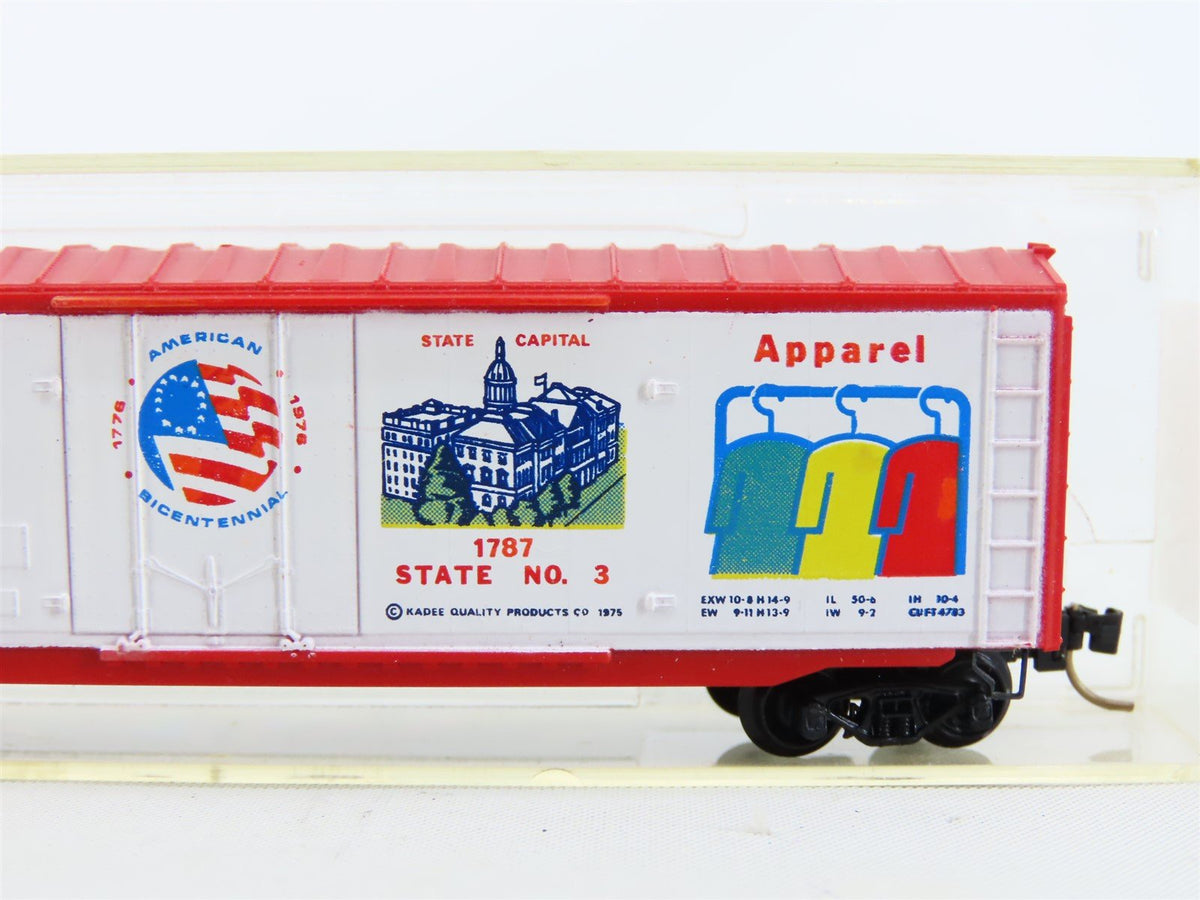 N Scale Kadee Micro-Trains MTL CNJ New Jersey Bicentennial 50&#39; Box Car #25094