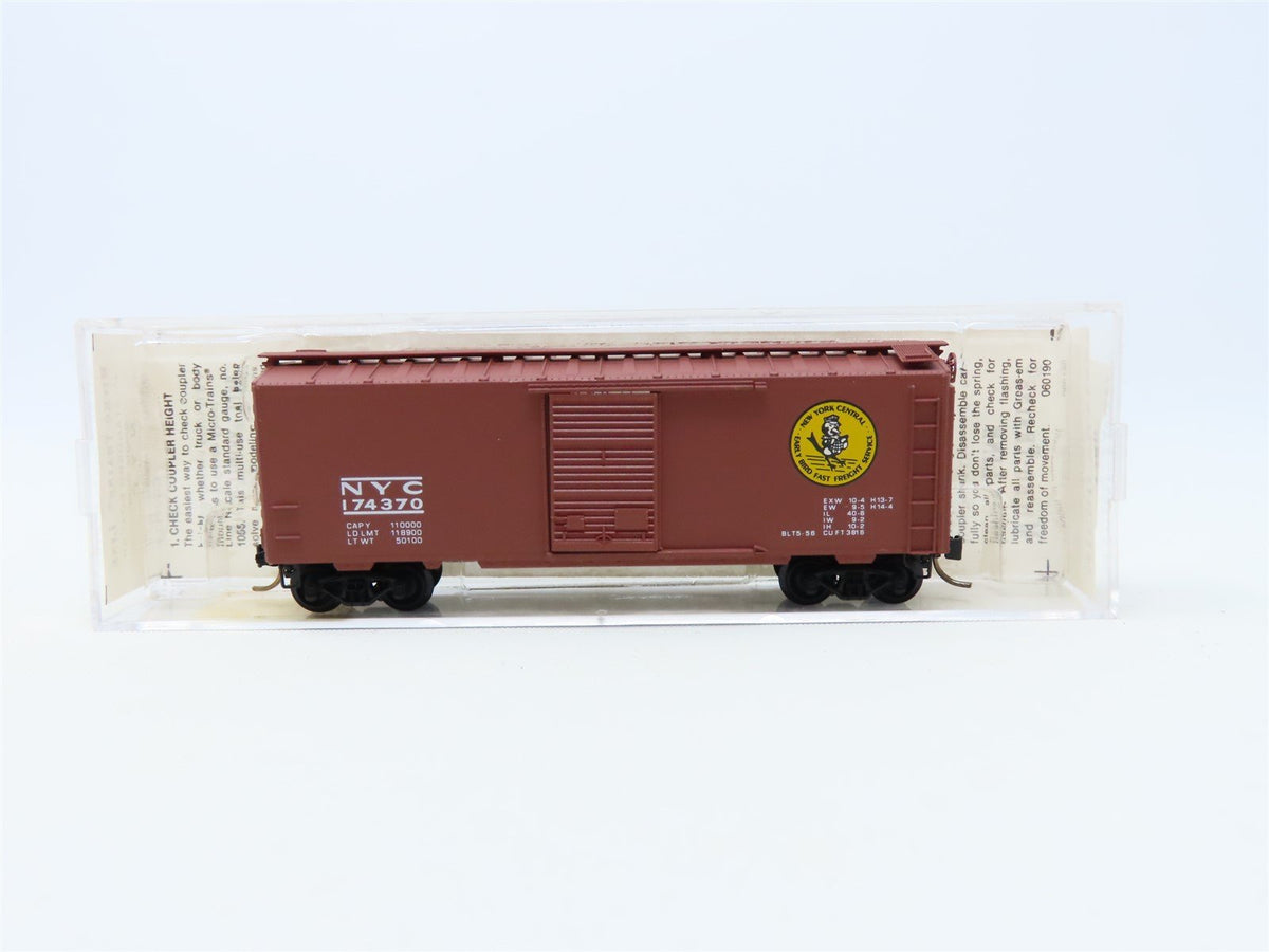 N Scale Micro-Trains MTL #20380 NYC New York Central 40&#39; Box Car #174370