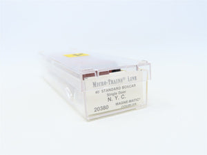 N Scale Micro-Trains MTL #20380 NYC New York Central 40' Box Car #174370