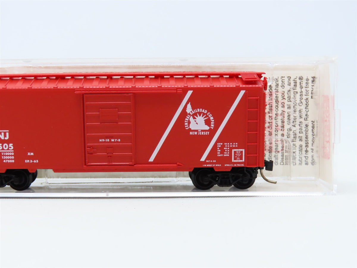 N Scale Micro-Trains MTL #20196 CNJ Jersey Central 40&#39; Box Car #20505