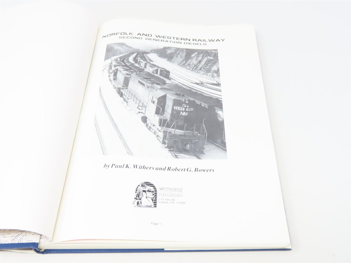 NORFOLK &amp; WESTERN RAILWAY 2nd Generation Diesels by Withers &amp; Bowers ©1989 HC