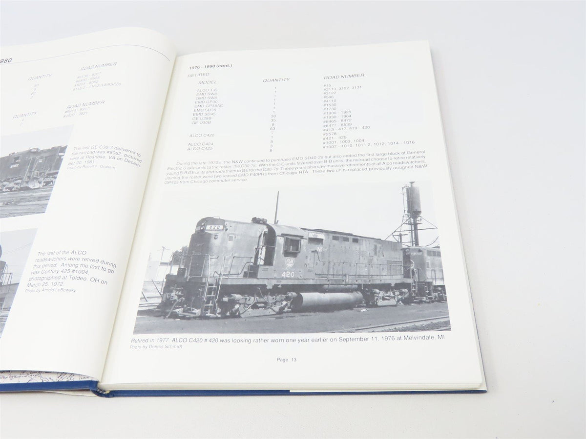 NORFOLK &amp; WESTERN RAILWAY 2nd Generation Diesels by Withers &amp; Bowers ©1989 HC