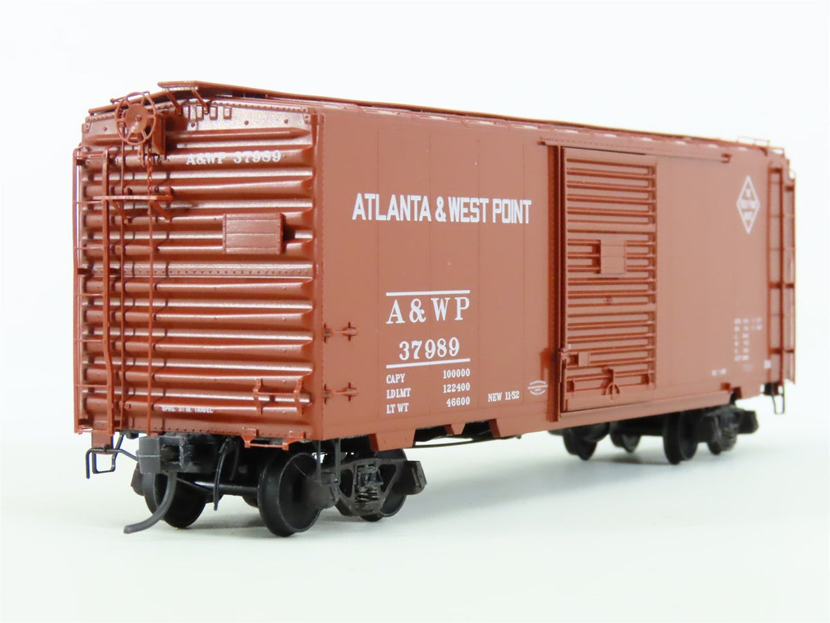 HO Scale Kadee #5106 A&amp;WP Atlanta &amp; West Point 40&#39; PS-1 Box Car #37989