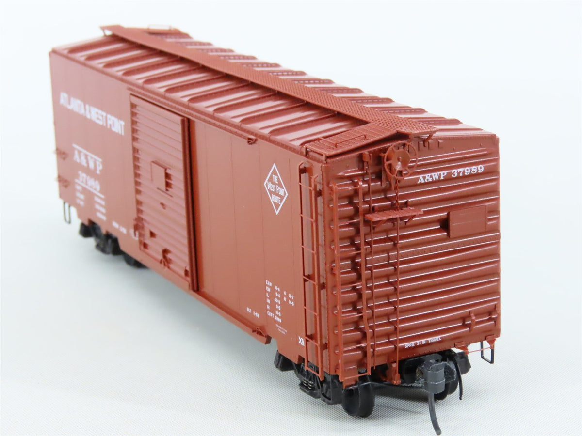 HO Scale Kadee #5106 A&amp;WP Atlanta &amp; West Point 40&#39; PS-1 Box Car #37989