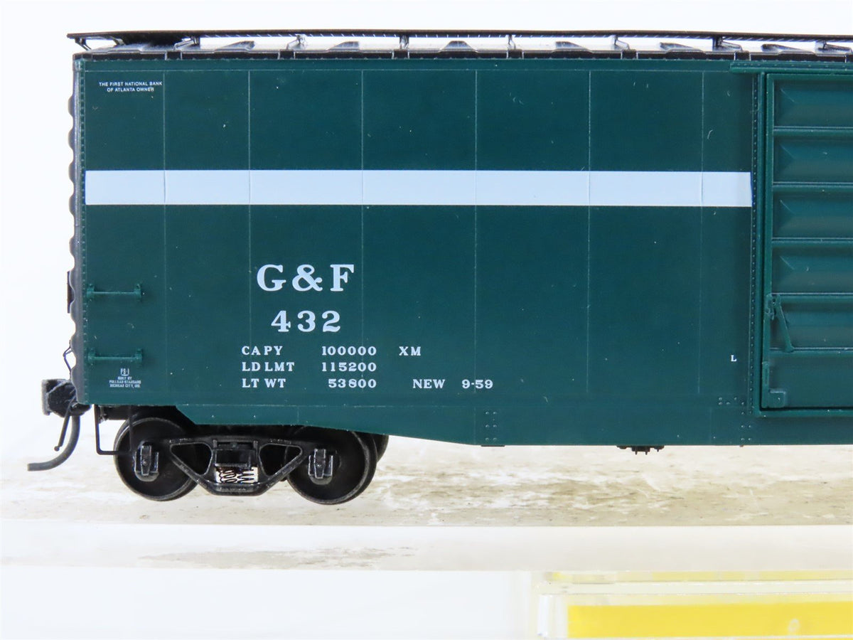 HO Scale Kadee #6104 G&amp;F Georgia &amp; Florida 50&#39; Single Door Box Car #432