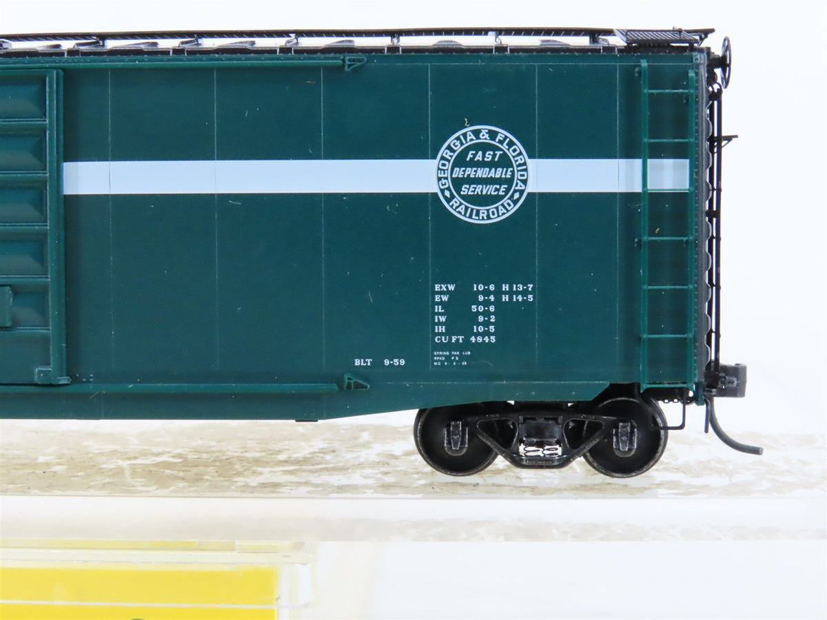 HO Scale Kadee #6104 G&amp;F Georgia &amp; Florida 50&#39; Single Door Box Car #432