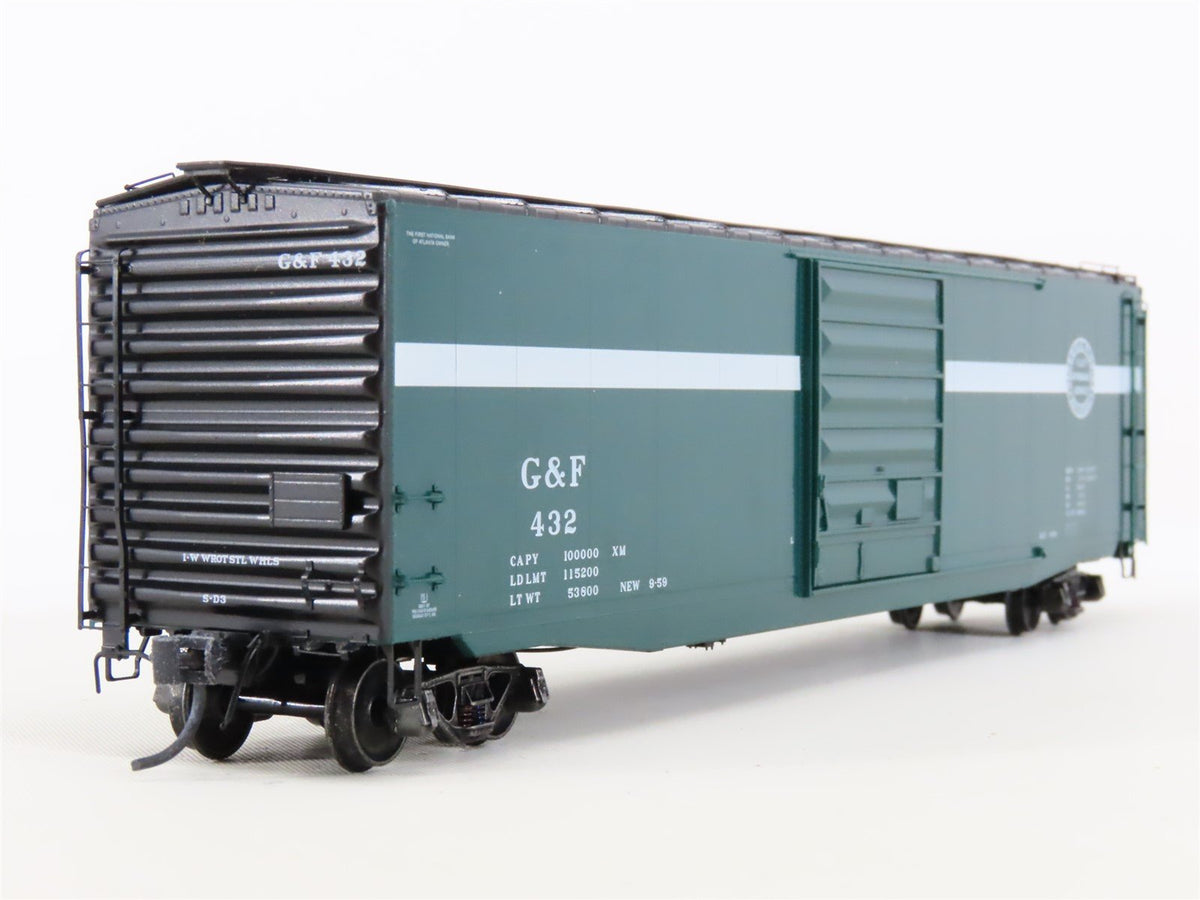 HO Scale Kadee #6104 G&amp;F Georgia &amp; Florida 50&#39; Single Door Box Car #432